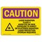 Signmission OSHA RADIATION, Laser Radiation Class 4 Avoid, 24in X 18in Rigid Plastic, 18" H, 24" W, Landscape OS-CR-P-1824-L-10145 - alternate 1